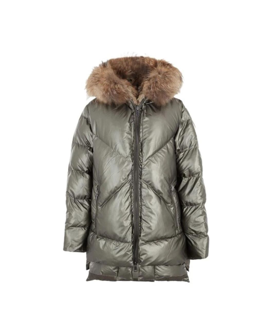 BLONDE No. 8 Gray Down Coats