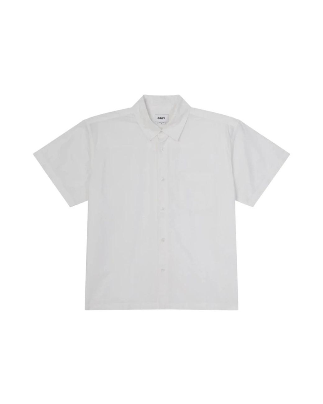 Obey White Short Sleeve Shirts for men