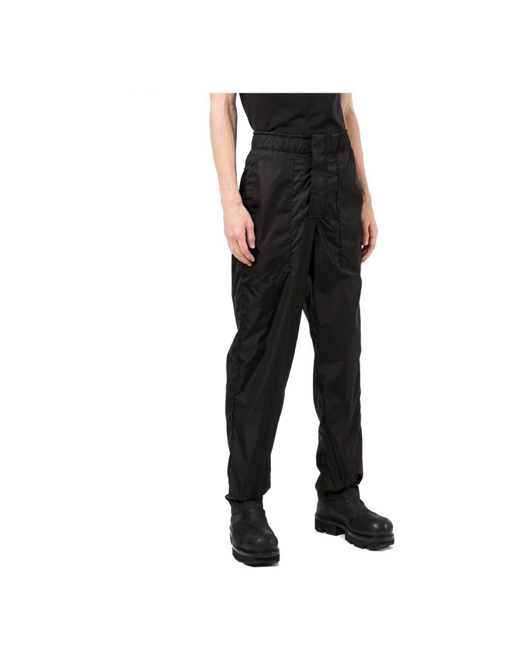 Ambush Black Straight Trousers for men