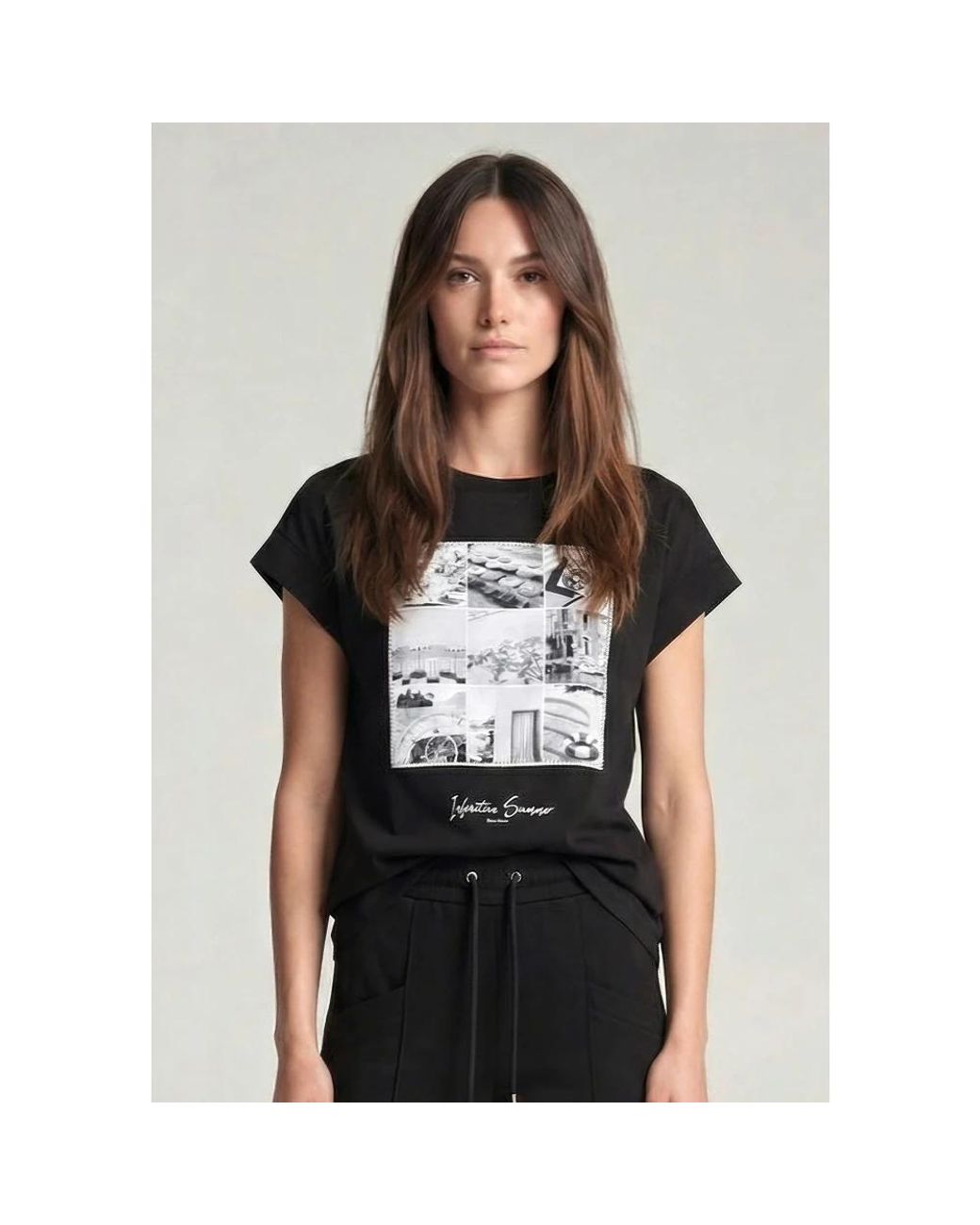 T-Shirts MARC AUREL de color Black