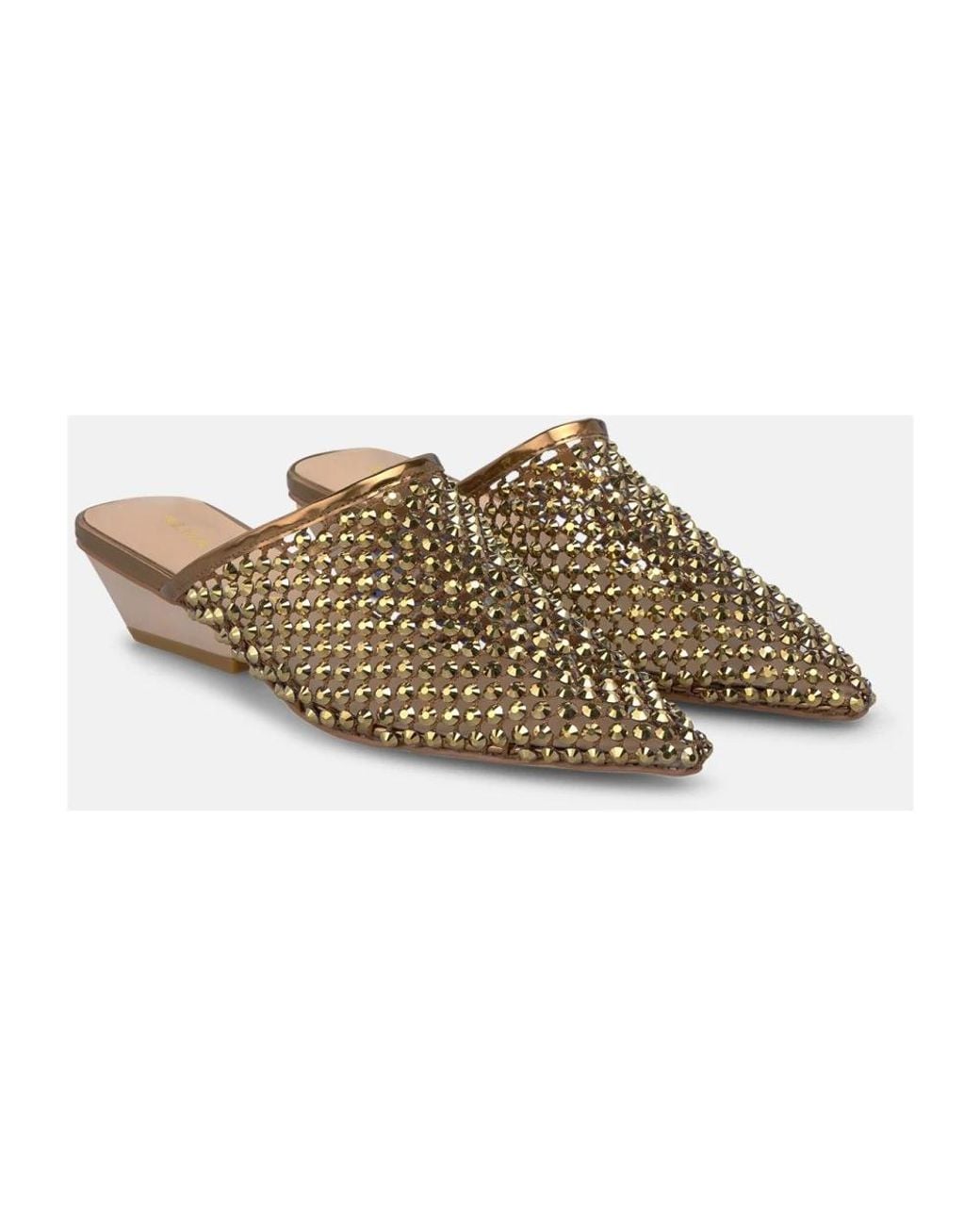 Alma En Pena. Brown Heeled Mules