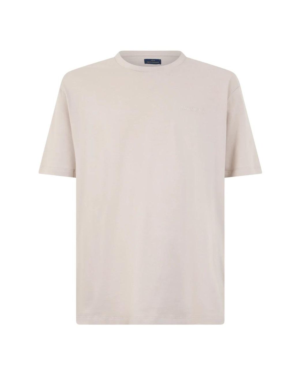 Paul & Shark Basic T-Shirt in het White voor heren
