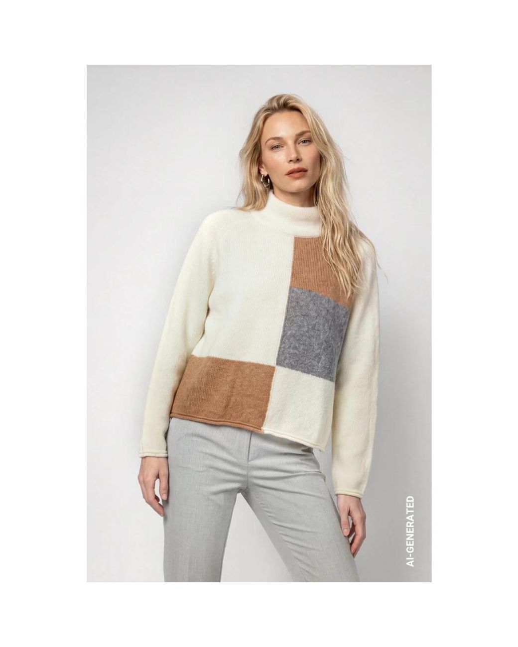 Turtlenecks di Monari in Gray