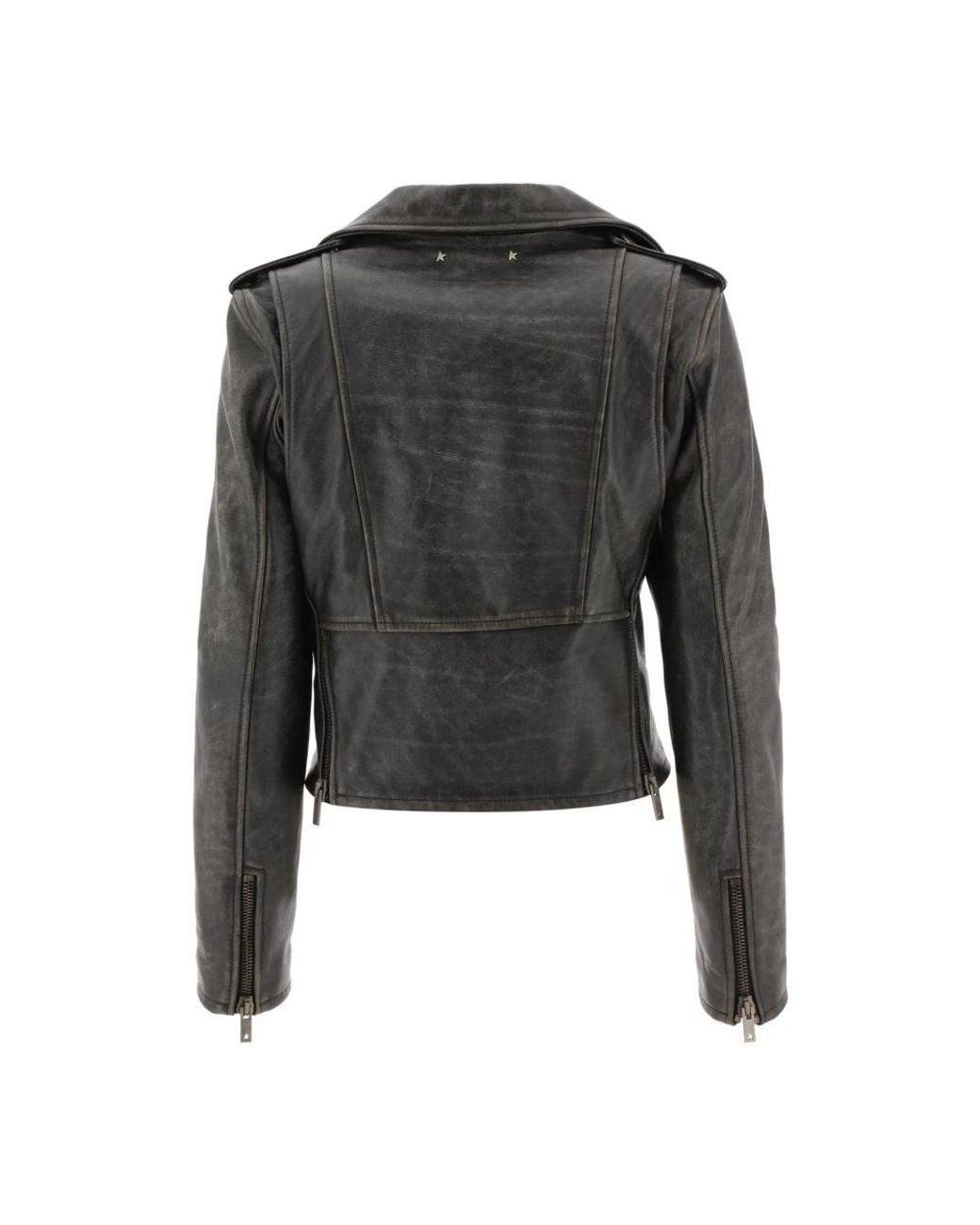 Golden Goose Deluxe Brand Black Leather Jackets