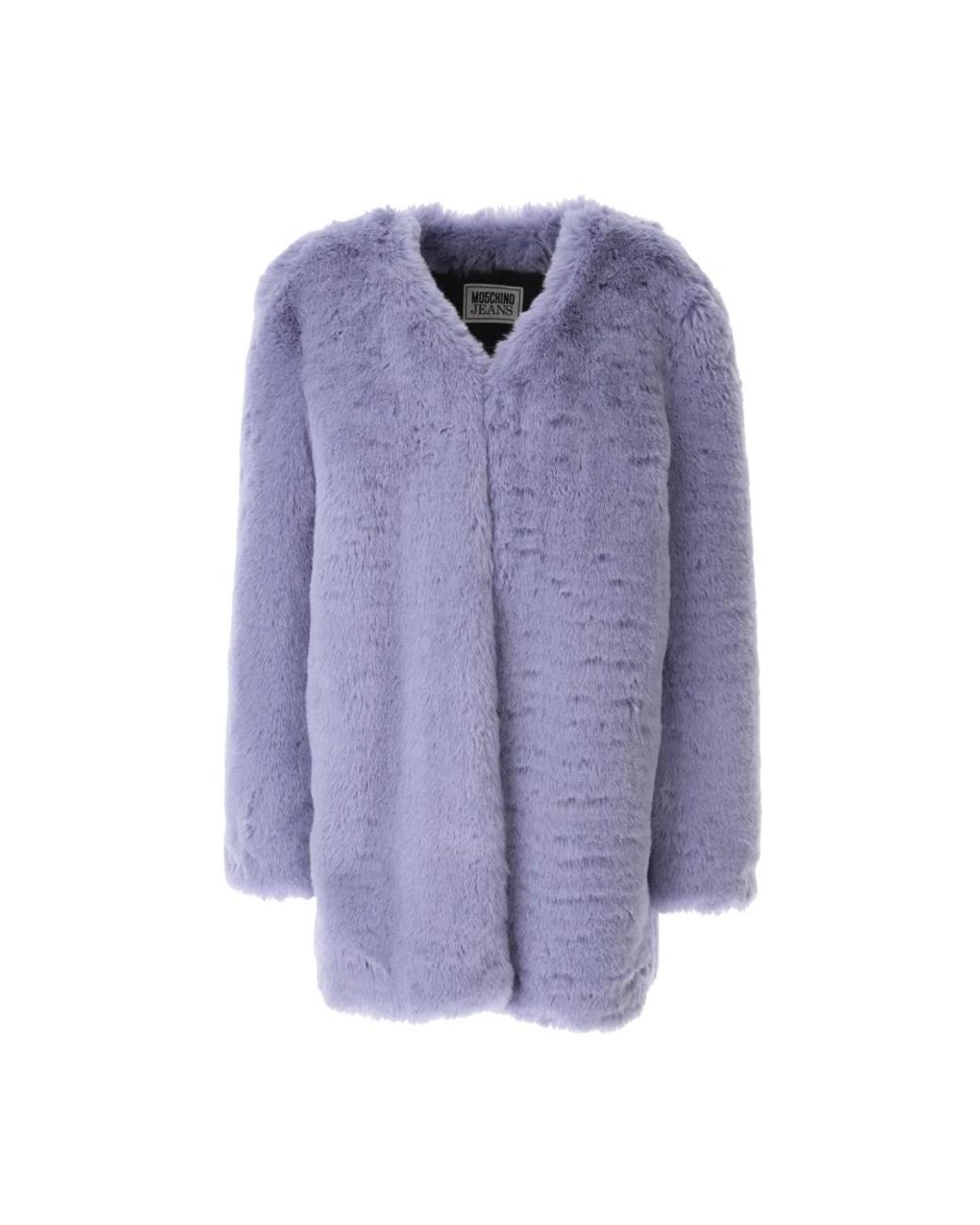 Moschino Teddy Lange Jas in het Purple