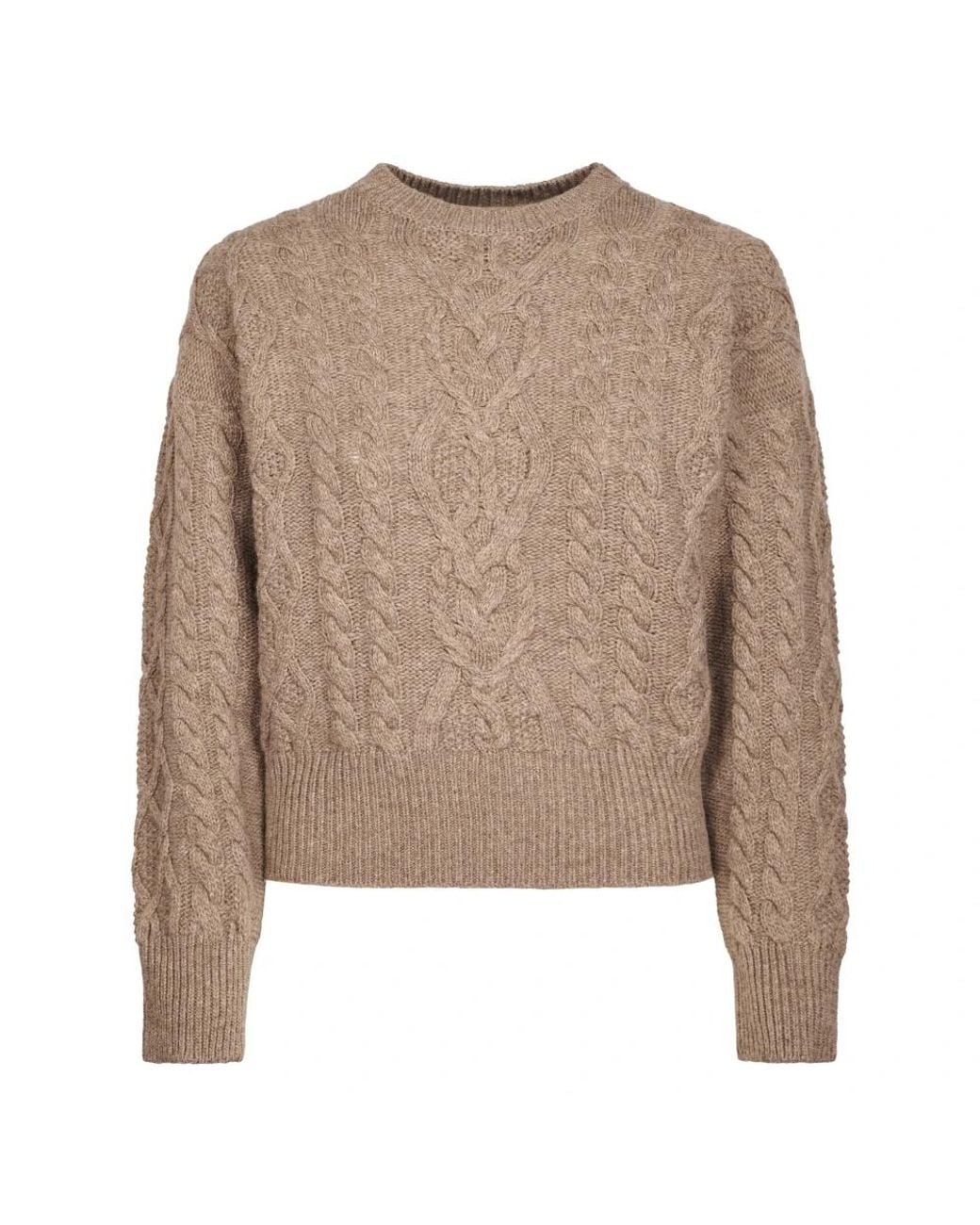 Max Mara Brown Round-Neck Knitwear