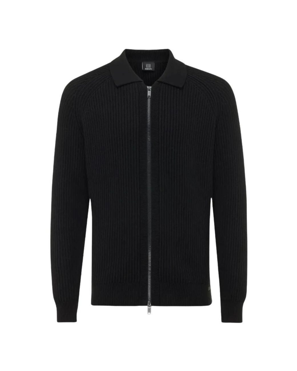Cardigans Genti pour homme en coloris Black