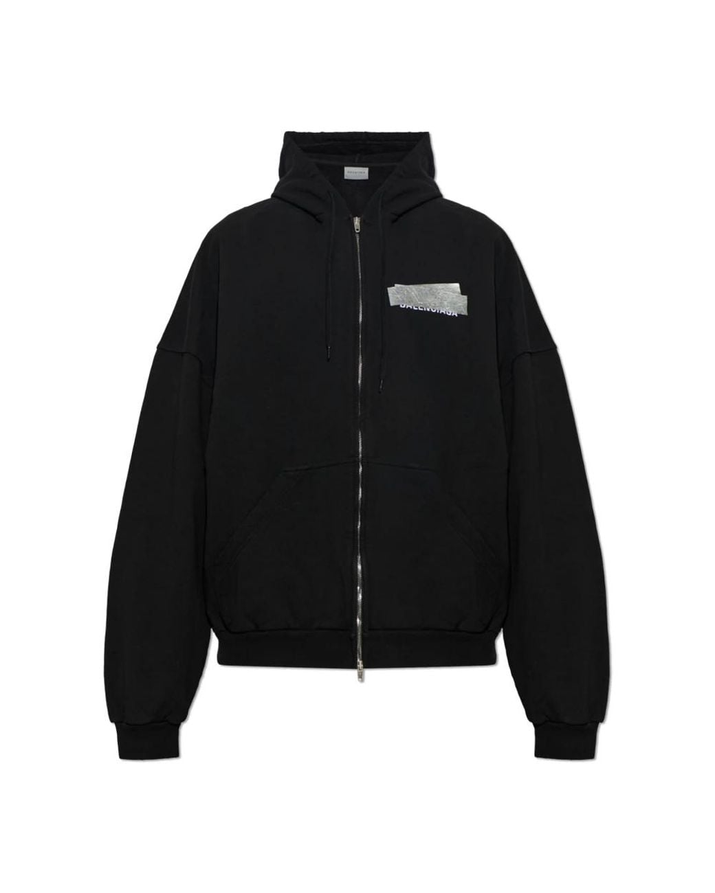 Balenciaga Black Zip-Throughs for men