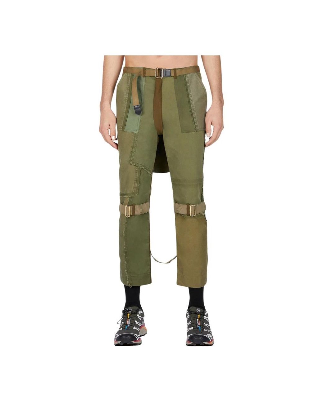 Children of the discordance Green Cropped Trousers for men