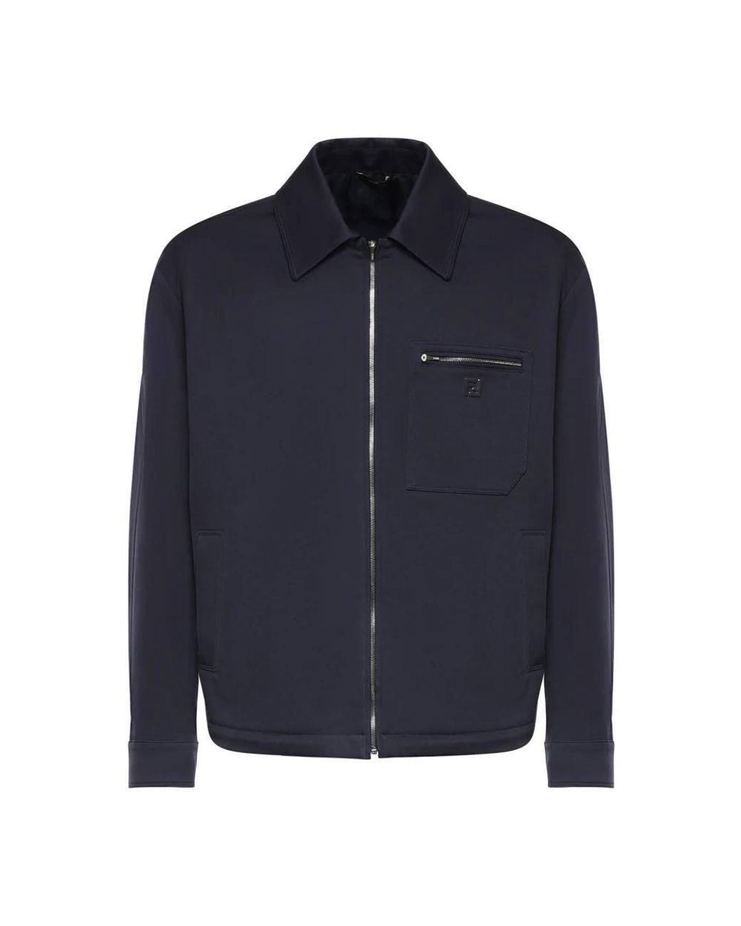 Fendi Blue Light Jackets for men