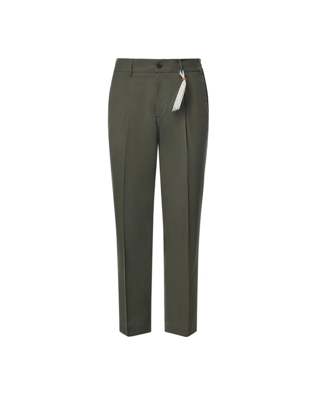 Santaniello Green Slim-Fit Trousers for men