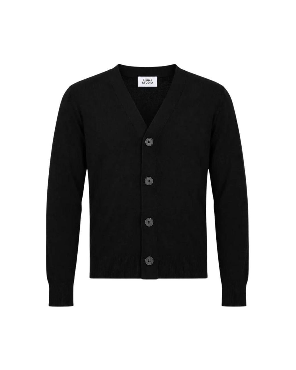 Cardigans Alpha Studio de hombre de color Black