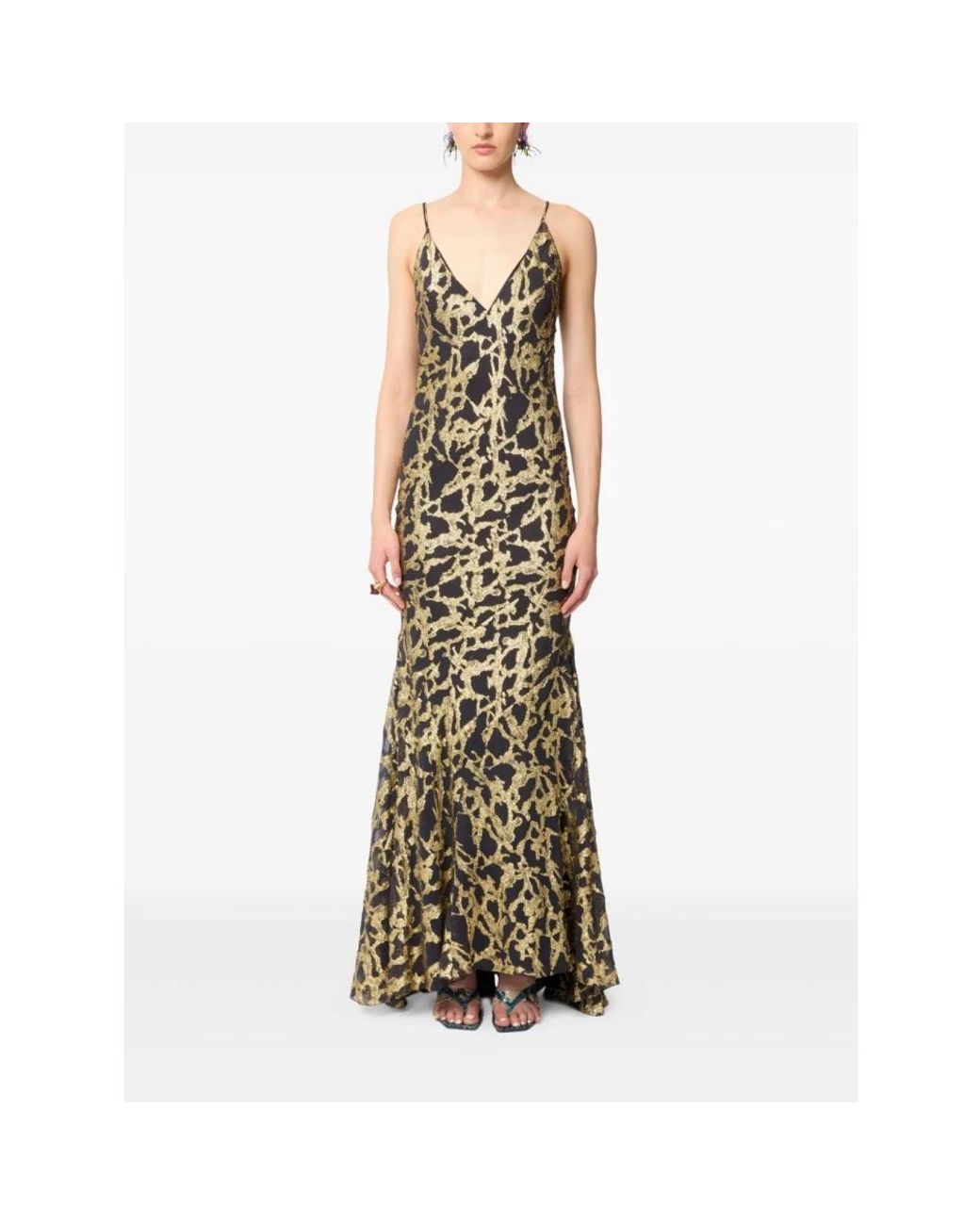 Nina Ricci Metallic Gowns