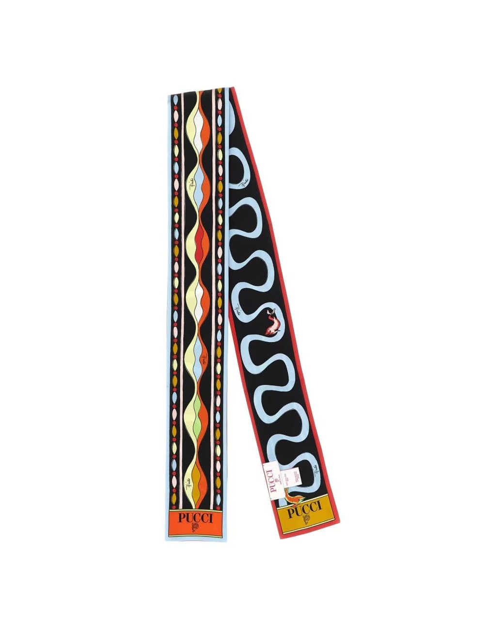 Emilio Pucci Black Silk Scarves