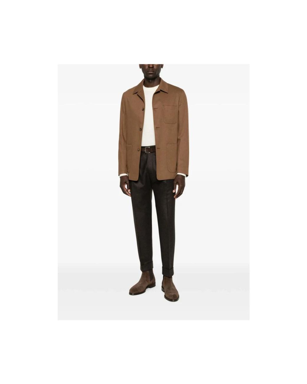 Light Jackets di Canali in Brown da Uomo