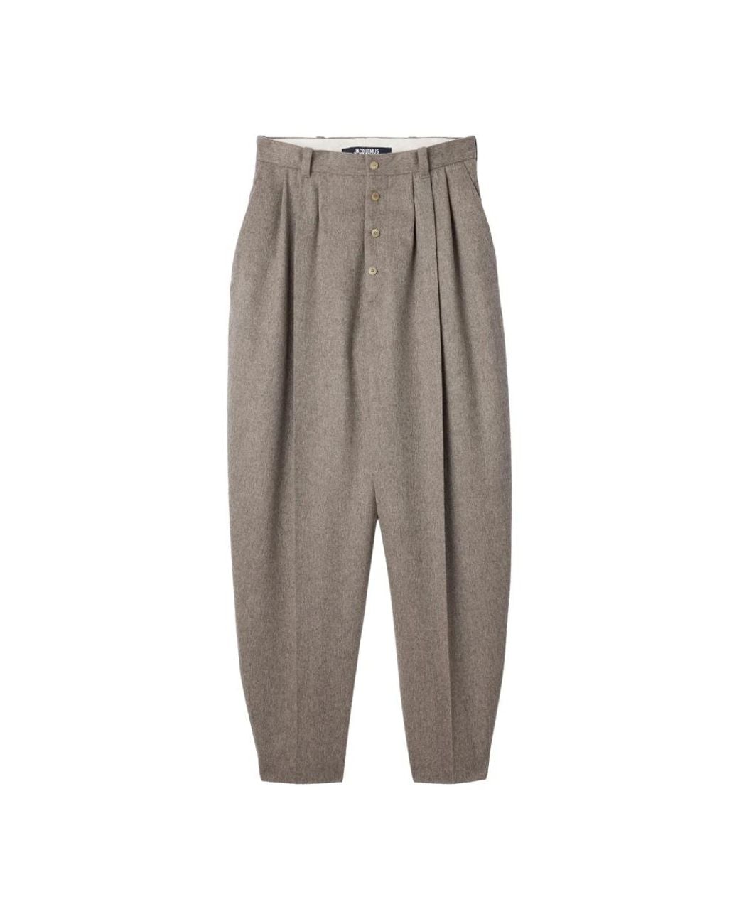 Jacquemus Gray Suit Trousers for men