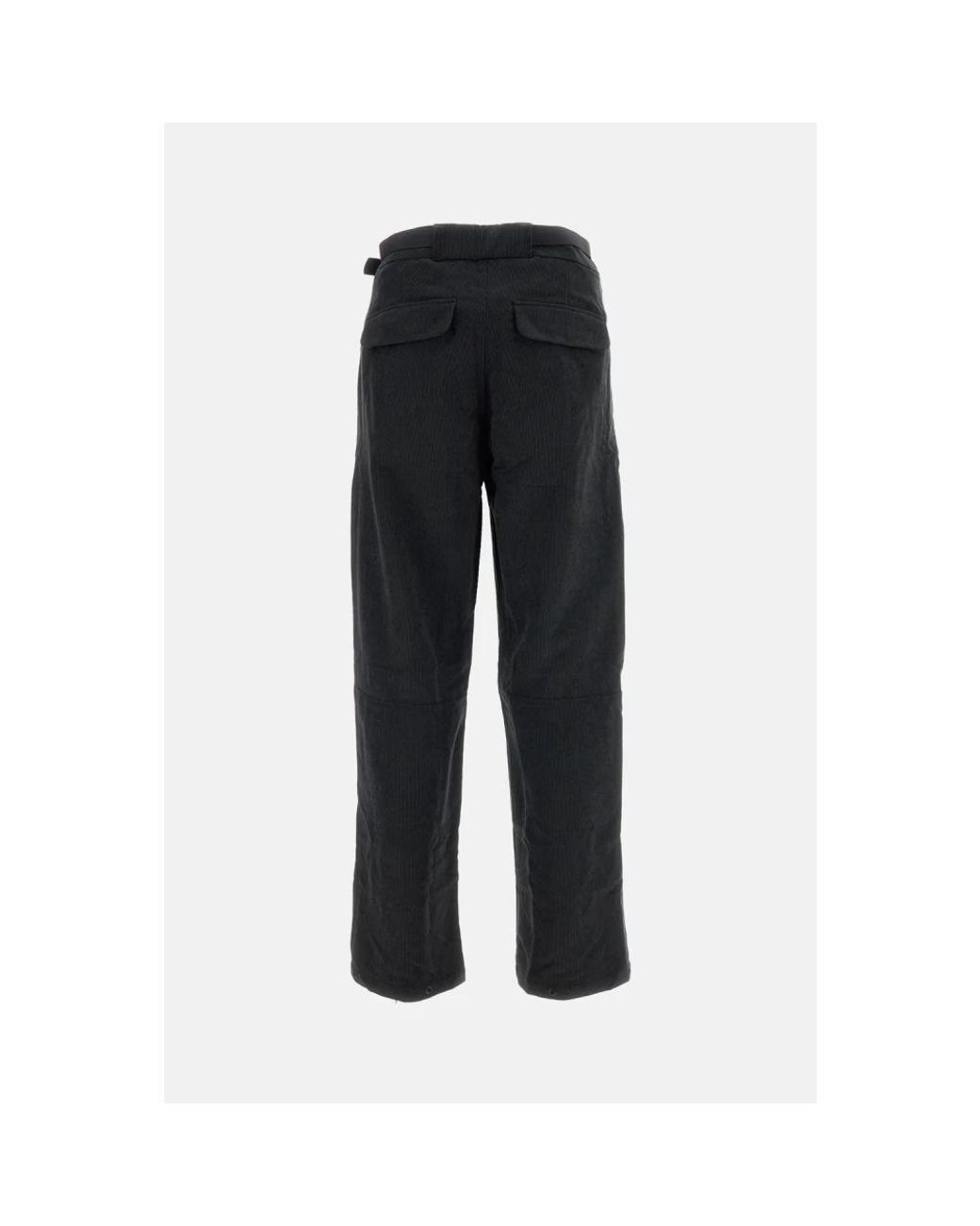 Pas Normal Studios Black Straight Trousers for men