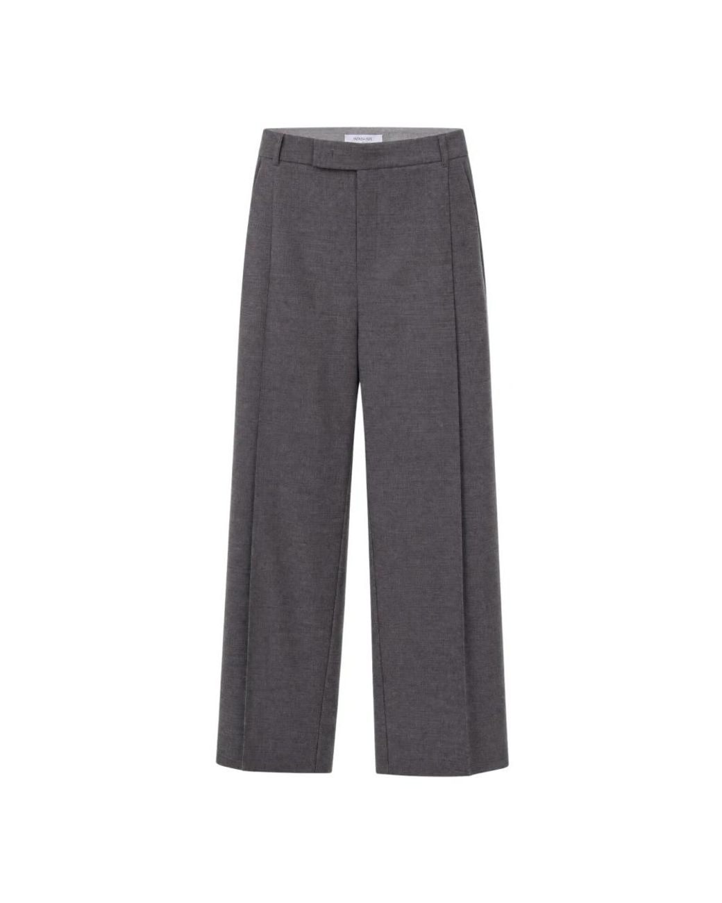 Patrizia Pepe Gray Wide Trousers