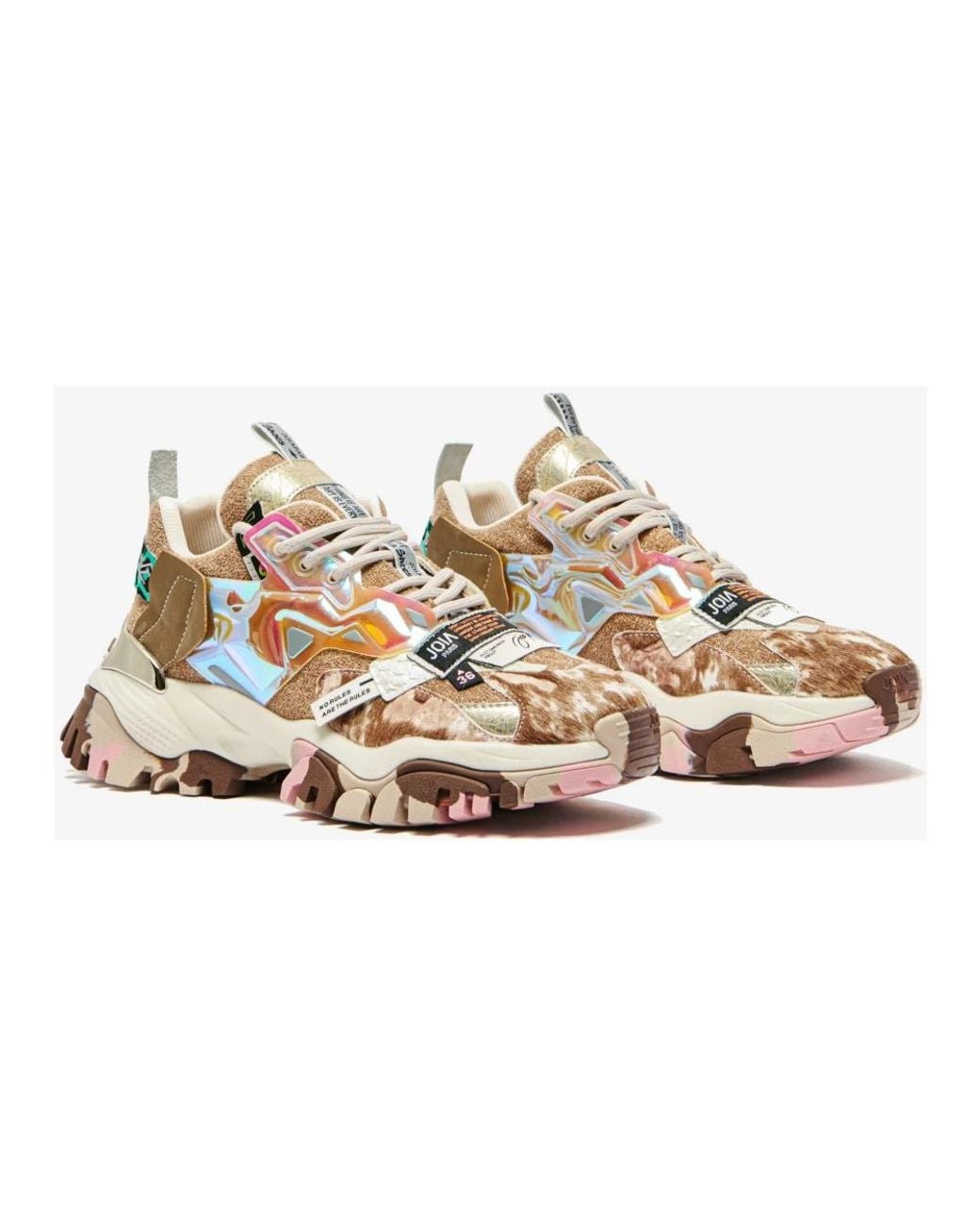 JOIA PARIS Metallic Sneakers