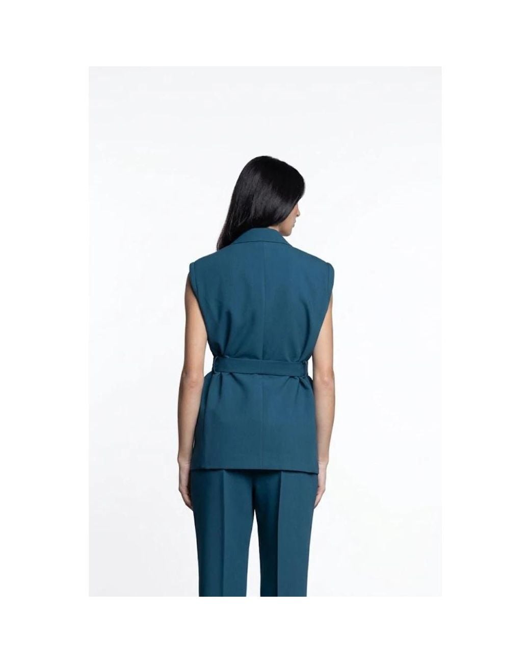 Vests Kaos de color Blue