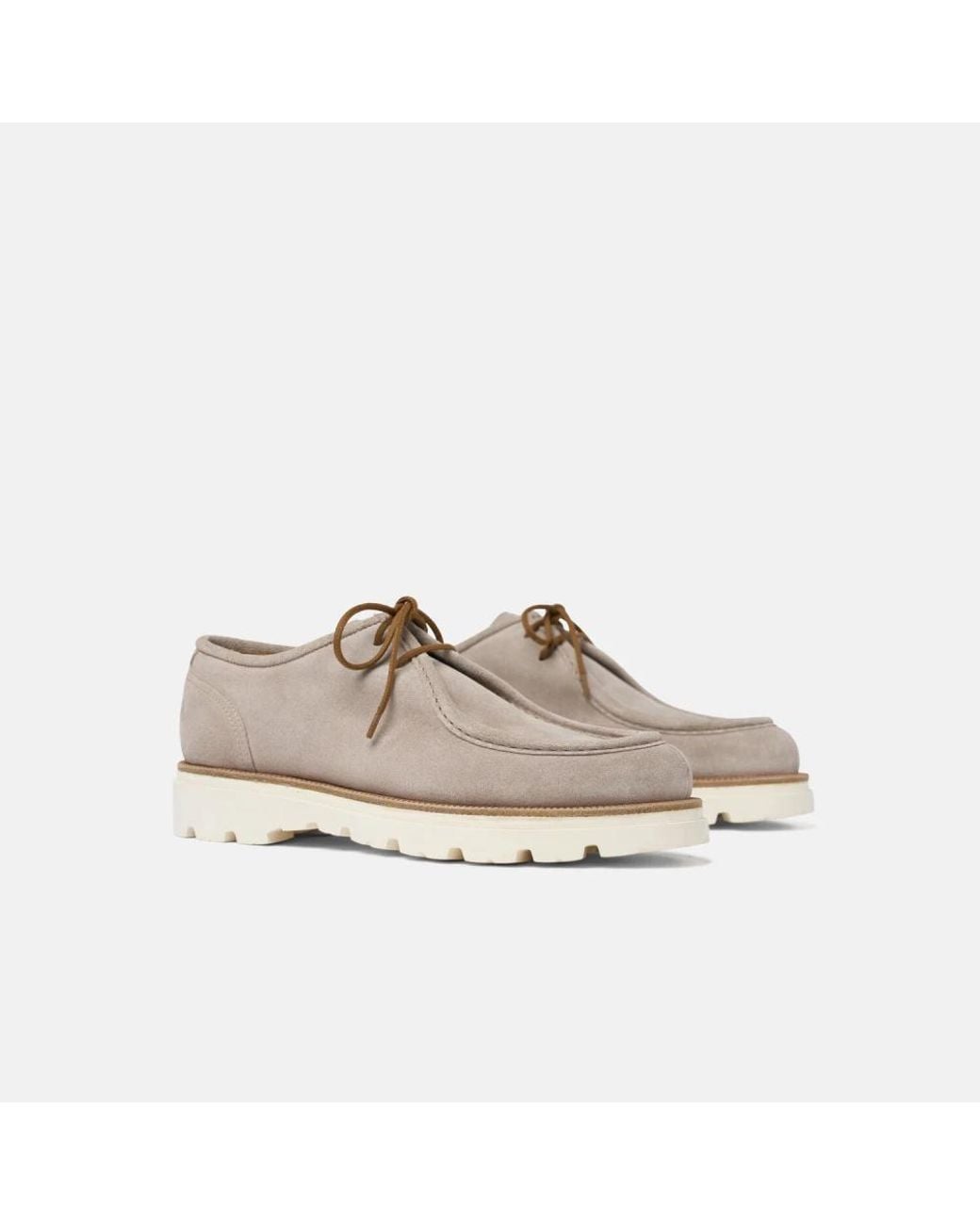 Scarosso Gray Laced Shoes for men