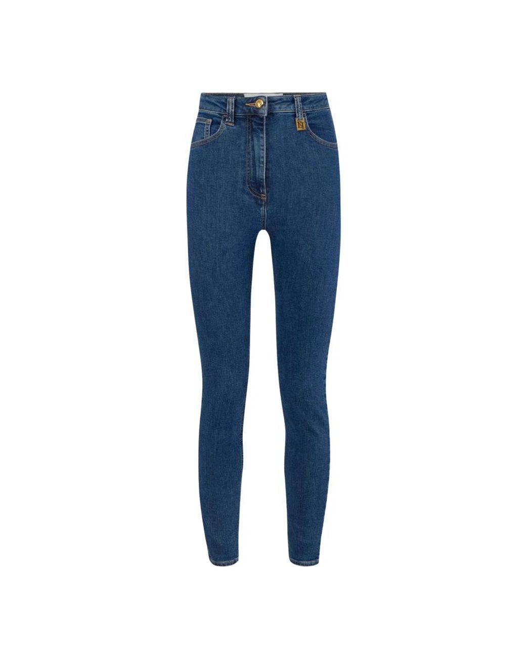 Elisabetta Franchi Blue Skinny Jeans