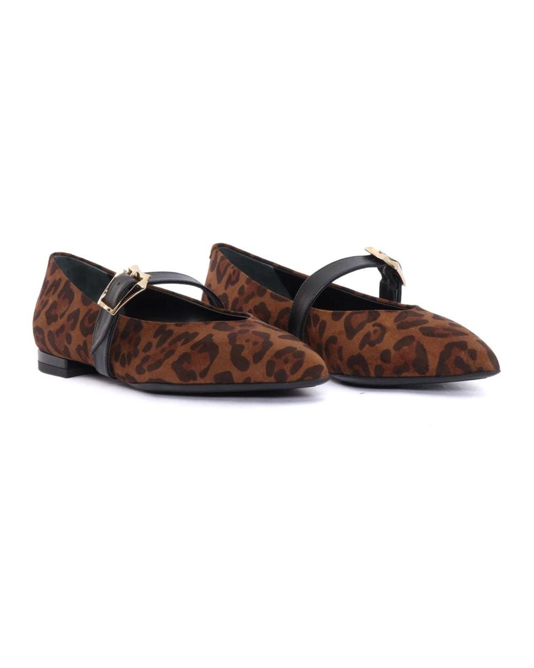 Sergio Levantesi Brown Ballerina Shoes