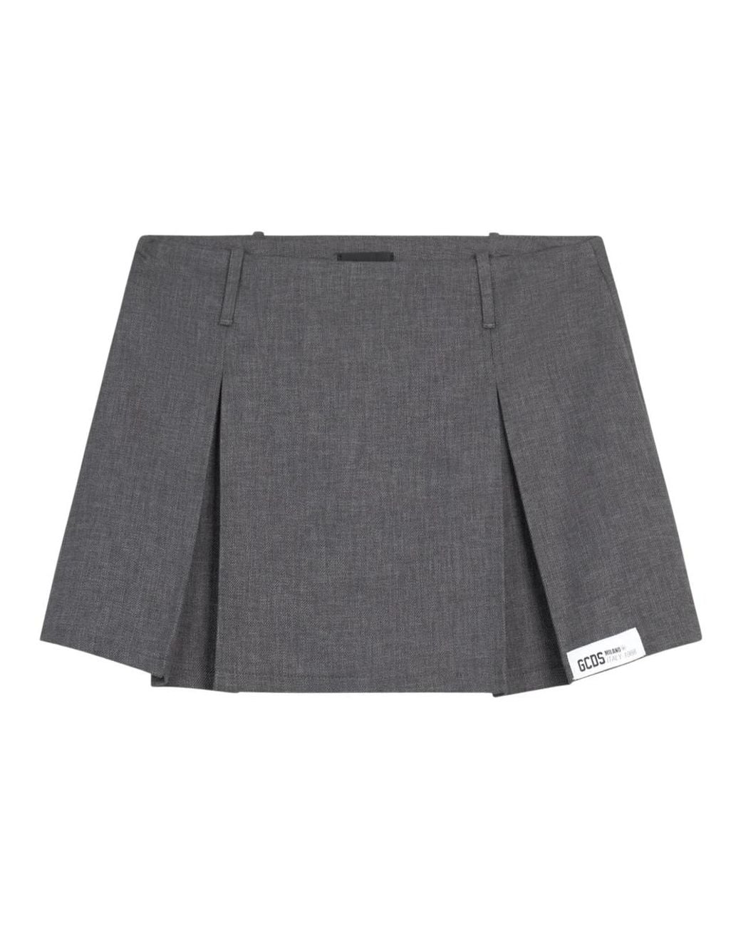 Gcds Gray Short Skirts