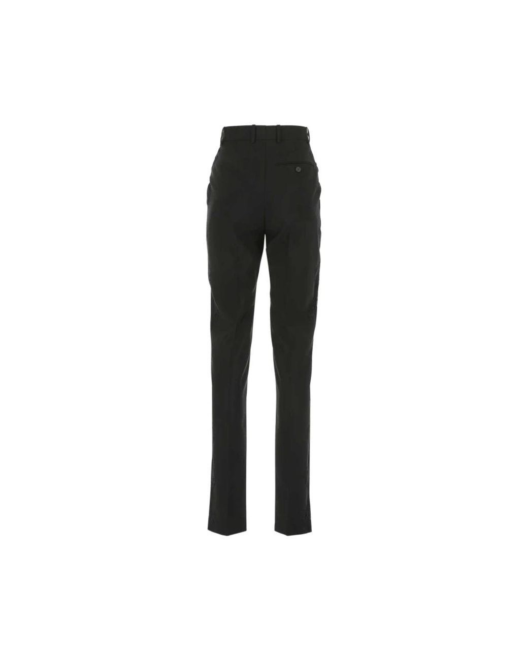 McQueen Black Slim-Fit Trousers