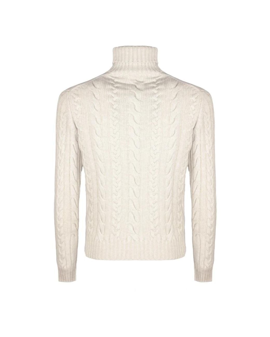 Fedeli White Turtlenecks for men