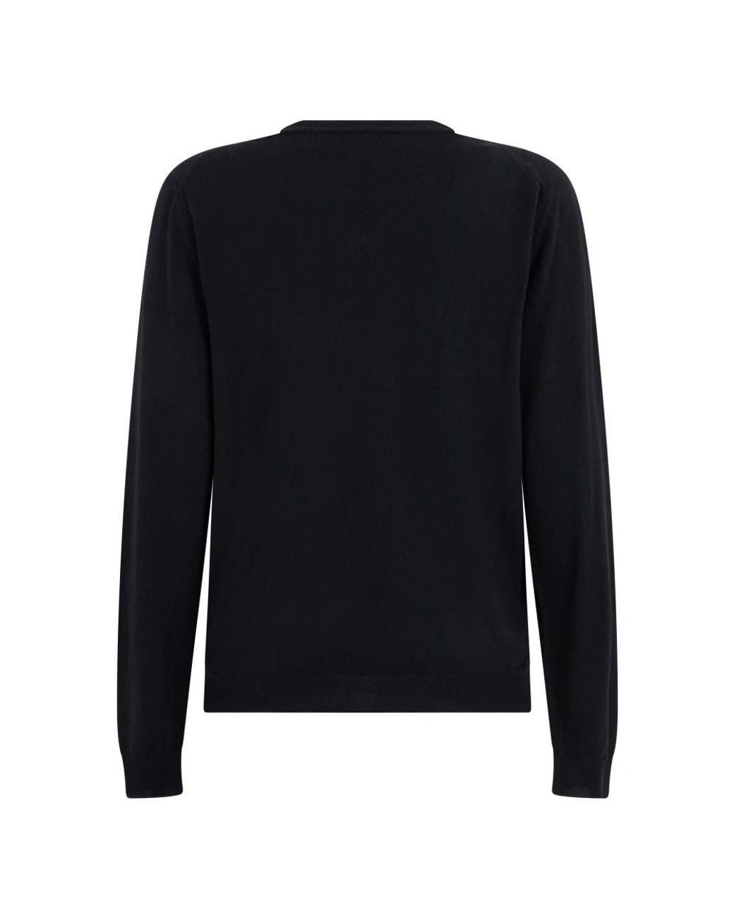 Slowear Black V-Neck Knitwear for men