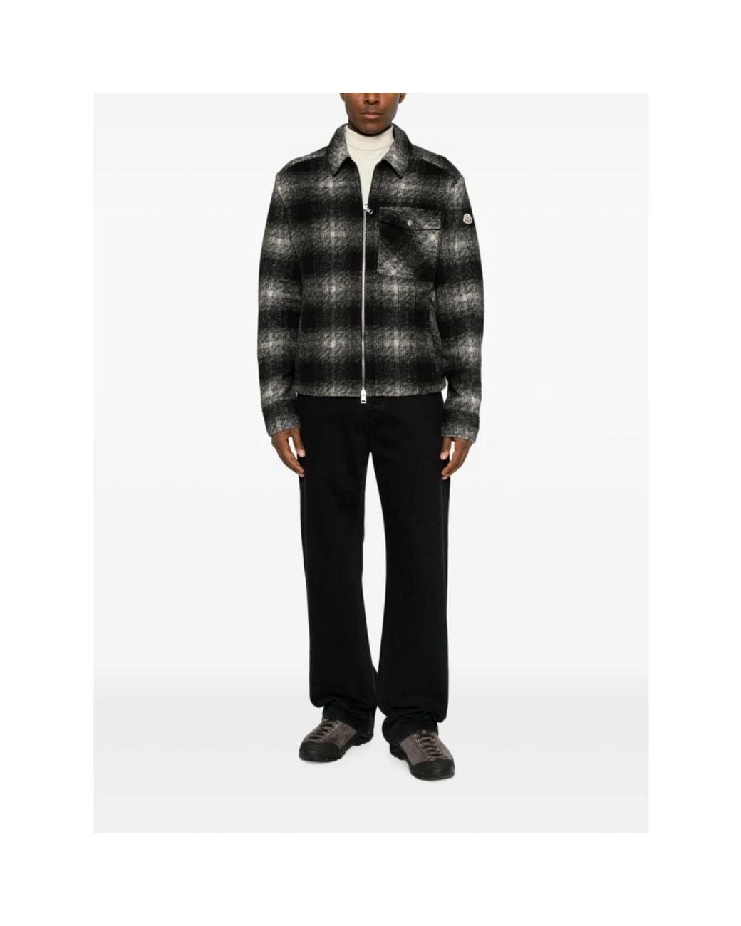 Light Jackets Moncler de hombre de color Black