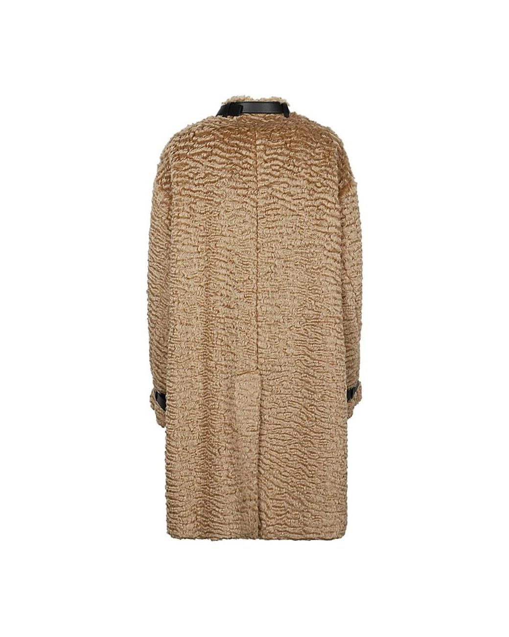 Jil Sander Brown Single-Breasted Coats