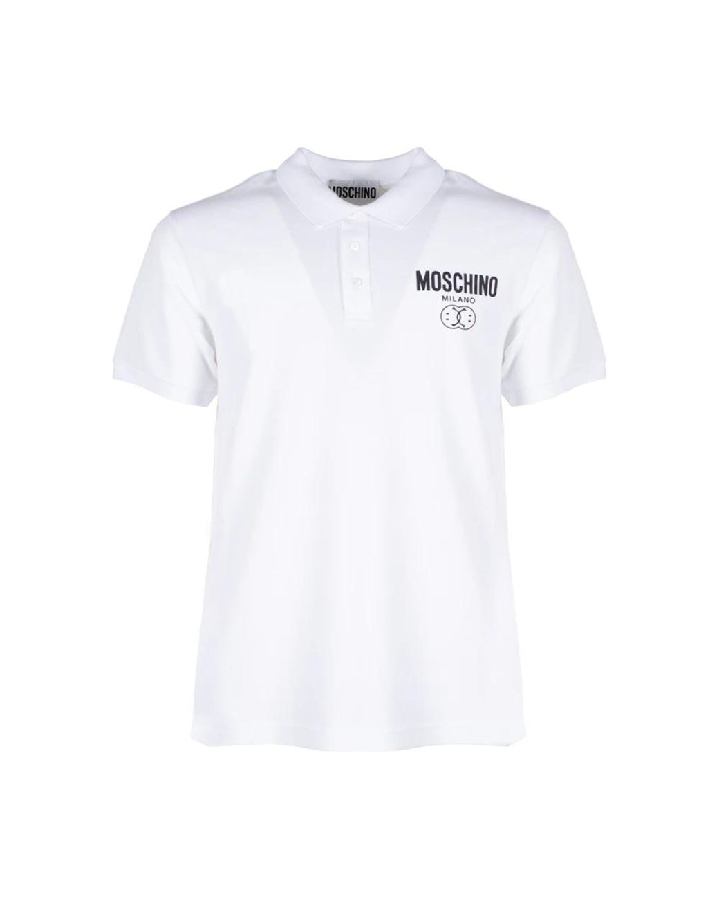 Moschino White Polo Shirts for men