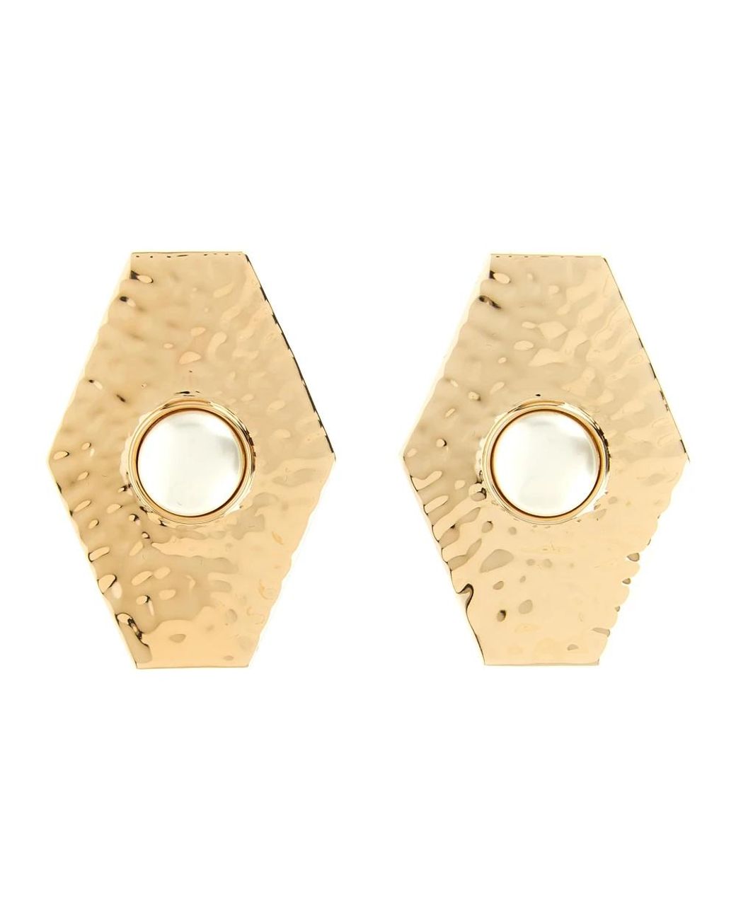 Earrings Self-Portrait en coloris Metallic