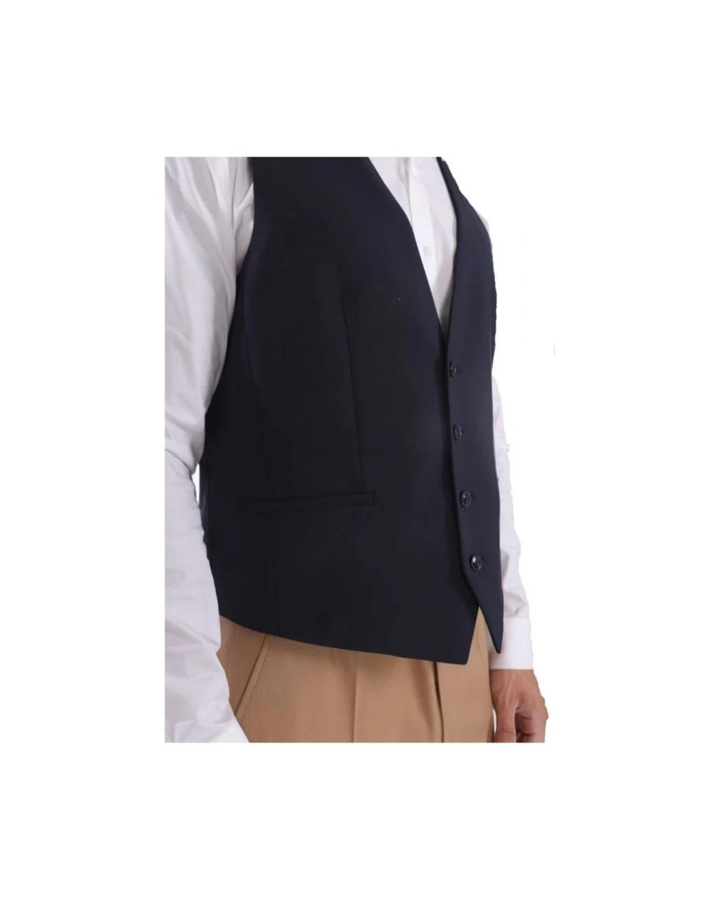 Suit Vests HUGO de hombre de color Black