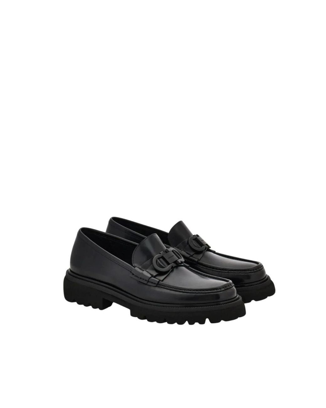 Ferragamo Black Loafers for men