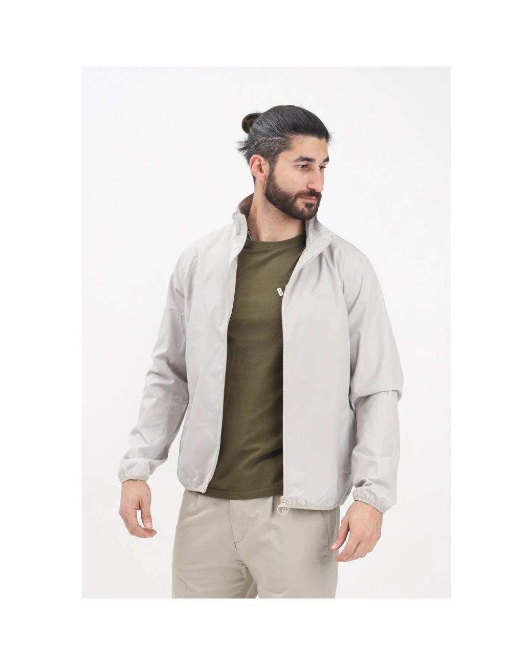 Barbour Gray Light Jackets for men