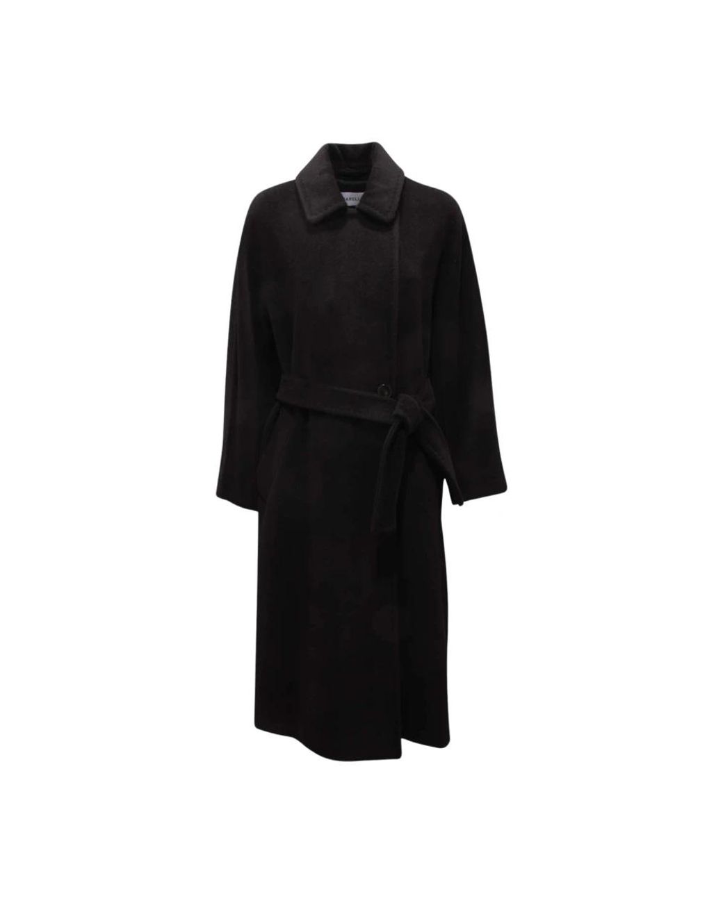 Marella Black Belted Coats
