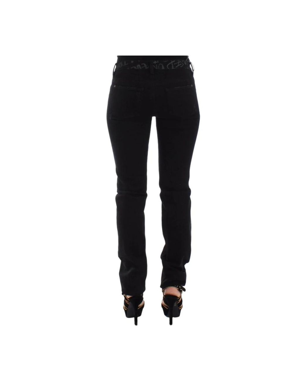 Ermanno Scervino Black Slim Fit Jeans