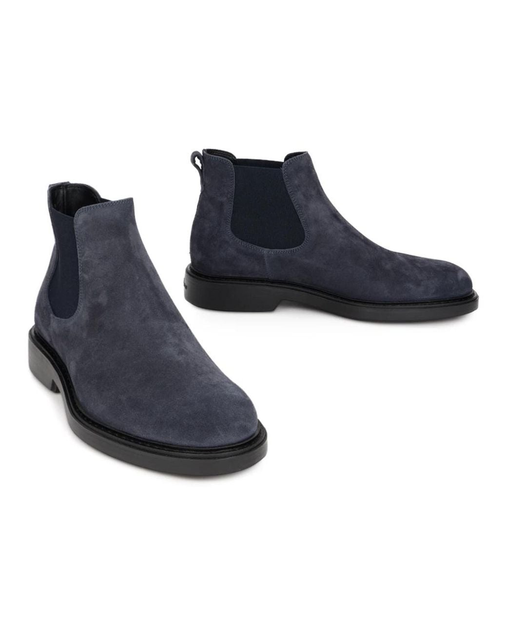 Hogan Blue Chelsea Boots for men