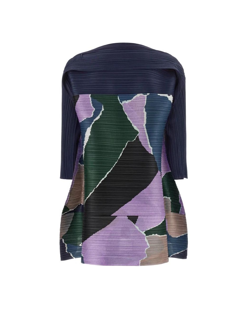 Issey Miyake Blue Short Dresses