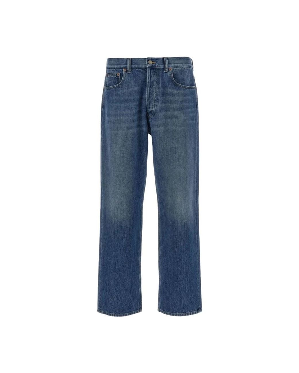 Valentino Garavani Blue Straight Fit Jeans for men