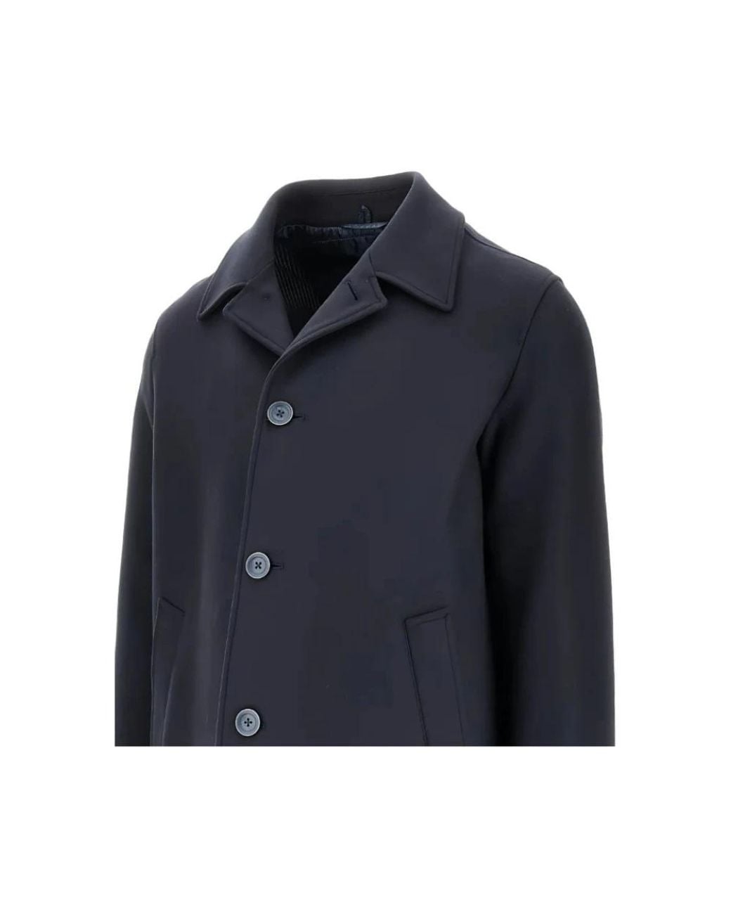Herno Blue Single-Breasted Coats for men