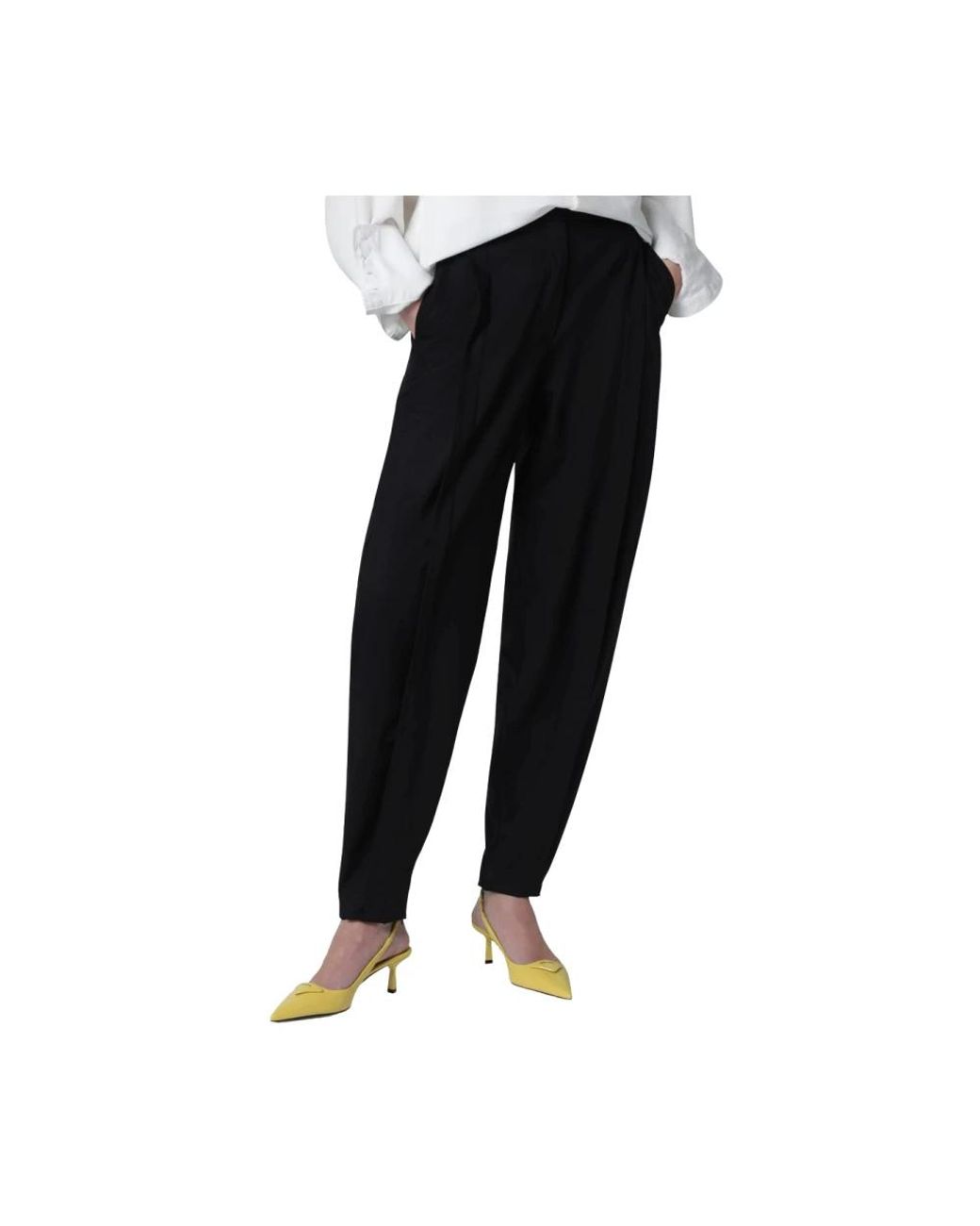 Thelatest Black Tapered Trousers