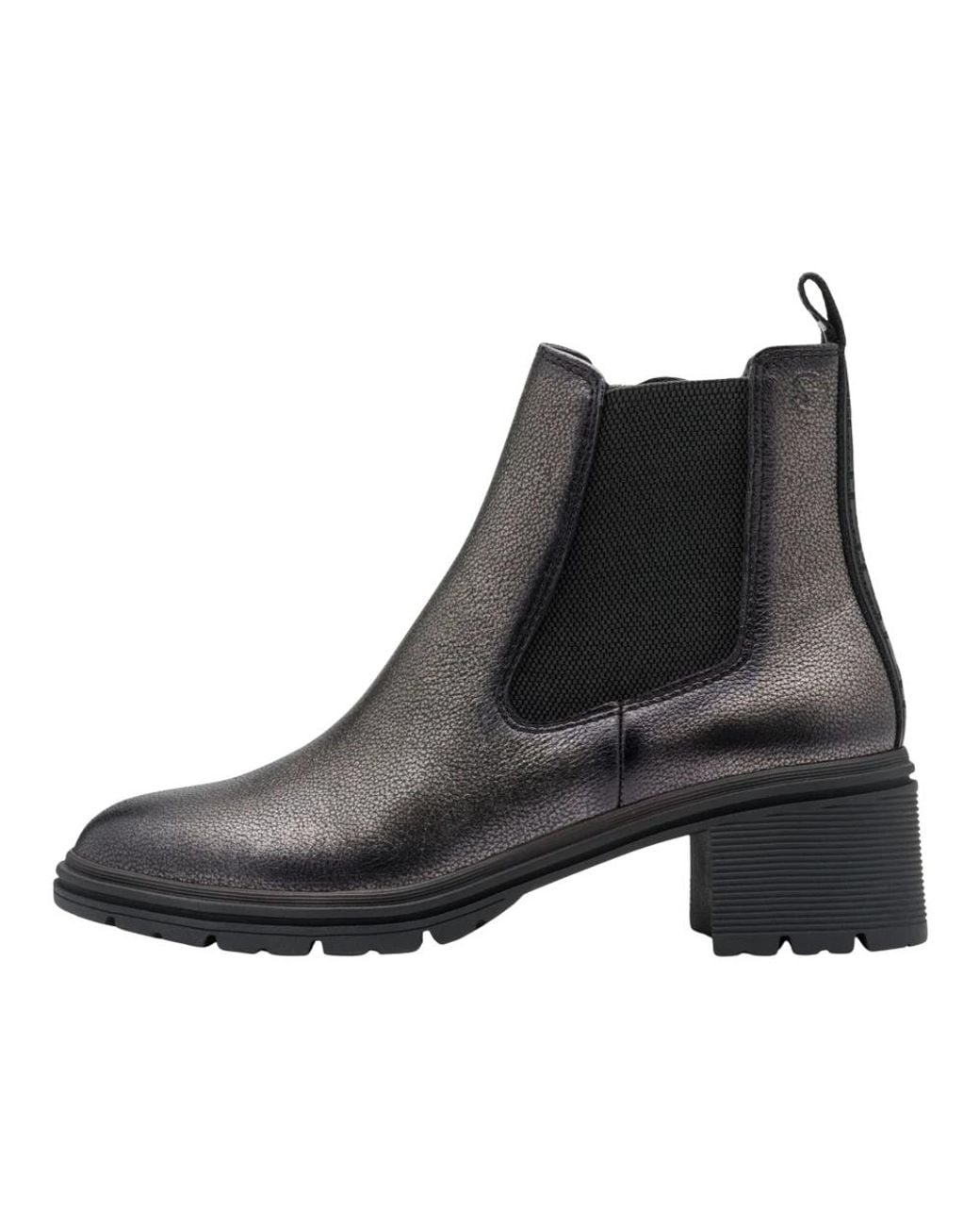 Tamaris Black Chelsea Boots