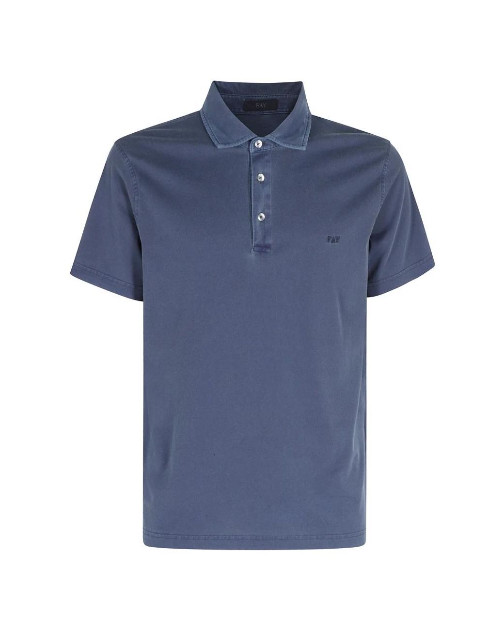 Fay Blue Polo Shirts for men