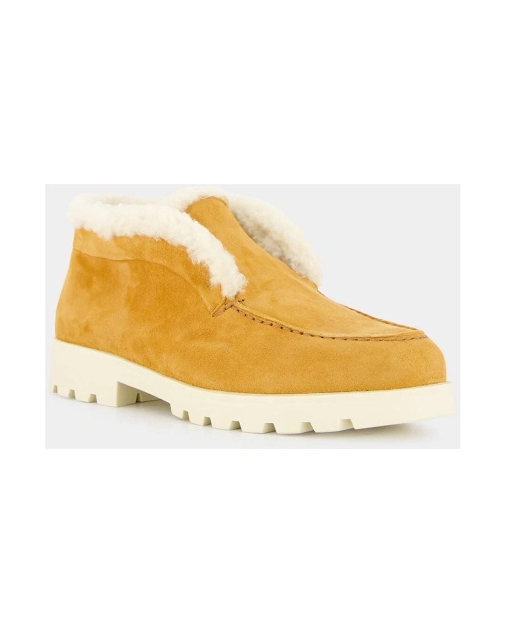 Santoni Yellow Winter Boots
