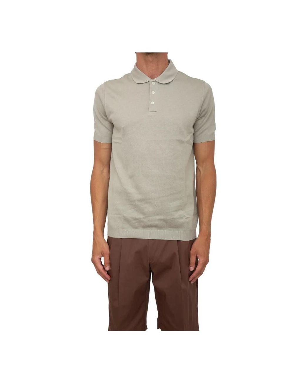 Corneliani Brown Polo Shirts for men