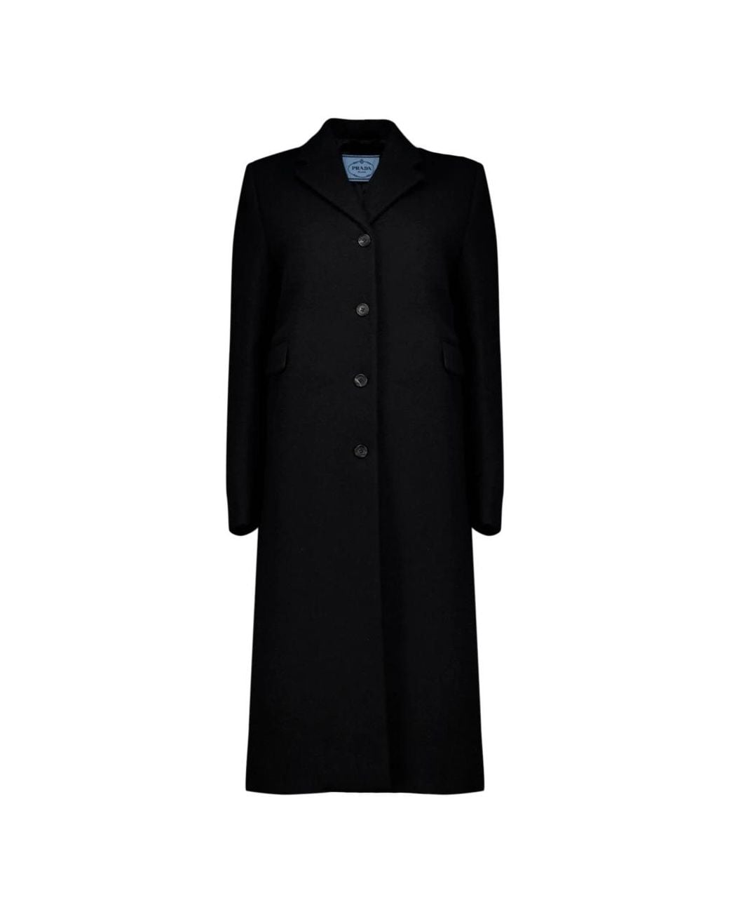 Prada Black Single-Breasted Coats